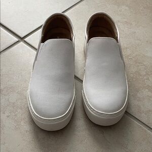 NWT Women's White Slip-On Sneakers